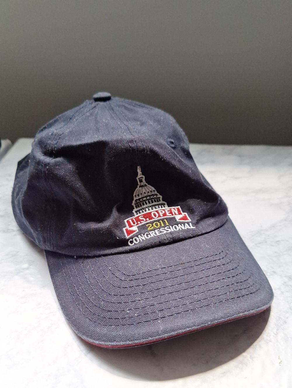 U.S. Open 2011 Congressional Black Baseball Cap